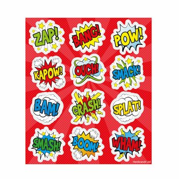 Fun Stickers: Comic Signs Display (120 biċċa)