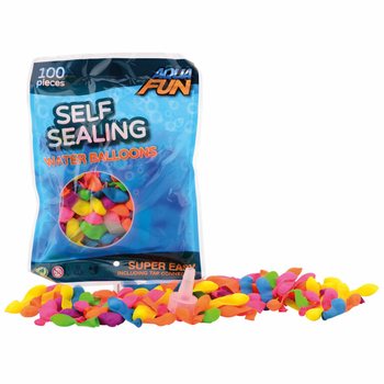 AQUA FUN - 100x Blalen tal-Ilma li Jingħalqu Waħidhom (6-pack)