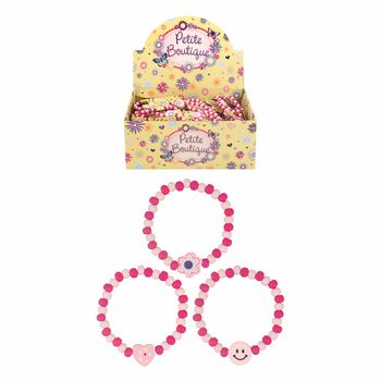 Display ta' Brazzuletti Smiley tal-Injam għall-Bniet (120 biċċa)