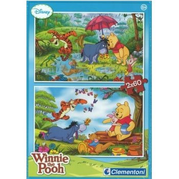 CLEMENTONI PUZZLE DISNEY WINNIE THE POOH 2 x 60 BIĊĊA (Pakk ta' 6)