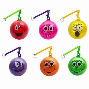 BALLUN SMILEY B'KORDA / BUNGEE BALL &Oslash;23 cm (10 pz.)
