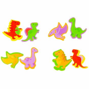 Set ta' 2 Gomom DINO f'Display (36 pz.)