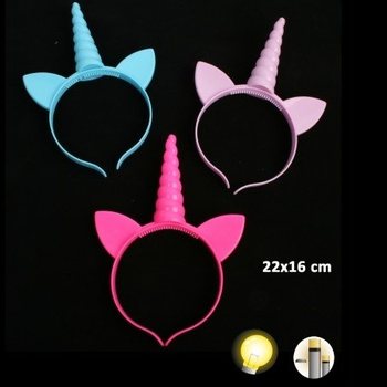 DIADEMA TAL-UNICORN LI TIXGĦEL, JINKLUDI L-BATTERIJA (24 biċċa)
