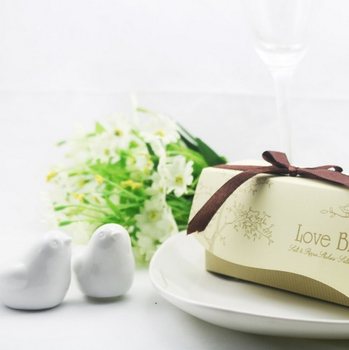 Sett tal-Melħ u l-Bżar "LOVE BIRDS" Rigal tat-Tieġ (5 pcs.)