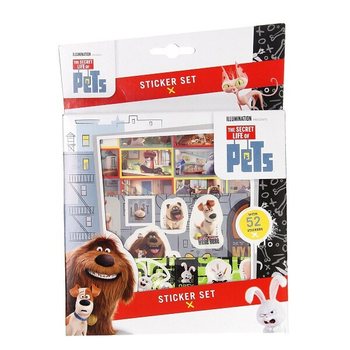Set ta' Stikers SECRET LIFE OF PETS 52 biċċa (12-il biċċa)