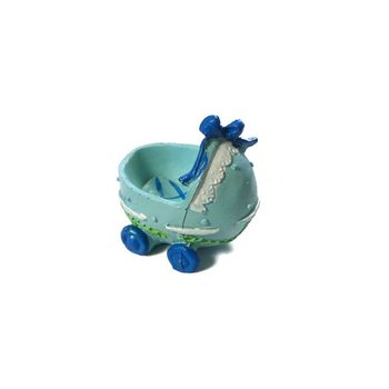 Cake Topper tat-Twelid - Baby Stroller - Blu (2 biċċiet)
