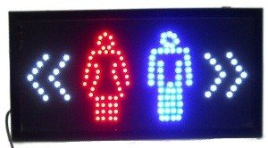 Tabella LED - TOILET / WC