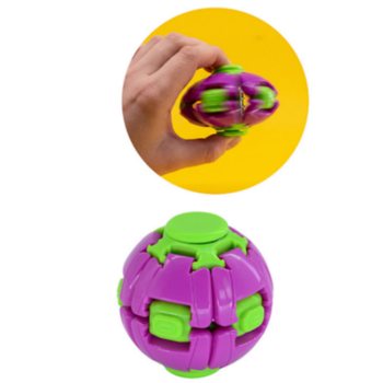 BALLUN FIDGET SPINNER SPIN & POP - SPIN SHIFT BALL - F'DISPLAY (24 BIĊĊA)