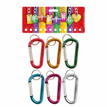 Keychains bil-Carabiner (12-il biċċa)