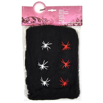 Għanqbuda tal-Halloween Sewda 100g b'6 Brimb (6 biċċiet)