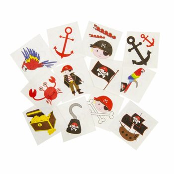 Fun Tattoo's - Pirata (48 pakket)
