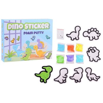 STIKERS TAD-DINO - SET TA' FOAM PUTTY - AGĦMEL L-ISTIKERS TIEGĦEK TAD-DINO (24 pz)