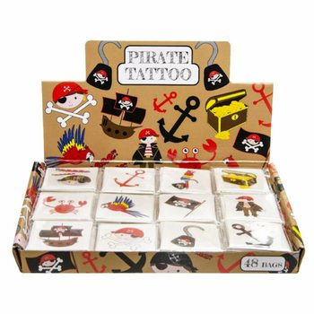 Fun Tattoo's - Pirata (48 pakket)
