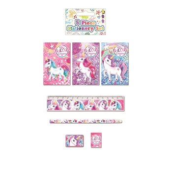 Sett ta' kitba ta' unicorn ta' 5 biċċiet (24 biċċa)