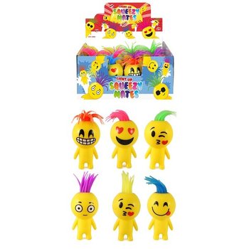 Pupi Smiley Squeezy li Jixegħlu f'Display (12-il biċċa)