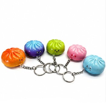 RAGE - Squishy Dumplings Keyrings - Kuluri Mħallta - F'Displej (24 biċċa)