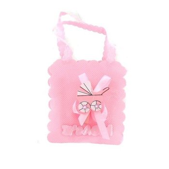 Basktijiet Żgħar għall-Baby Shower - Pram Roża (12-il biċċa)