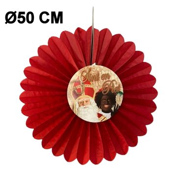 FANN DEKORATTIV TA&rsquo; SINTERKLAAS &Oslash;50 CM - JINTLEWWA (6 biċċiet)