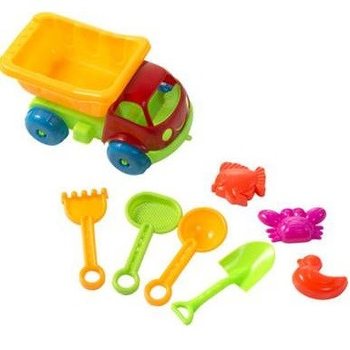 Sett tal-Baħar Dump Truck 17 cm (10 biċċa)