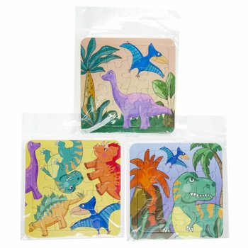 Mix Puzzles tad-Dinosawri - 14x14 cm (50 biċċa)
