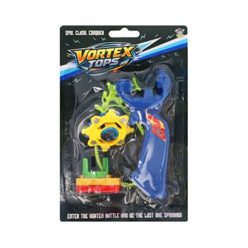 Spinner Battle Tops li Jiriħu fuq Karta (6 biċċiet)