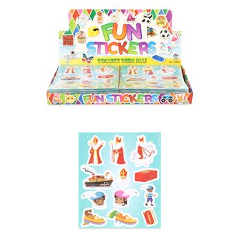 FUN STICKERS &ndash; MUDELL: SINTERKLAAS (120 biċċa)