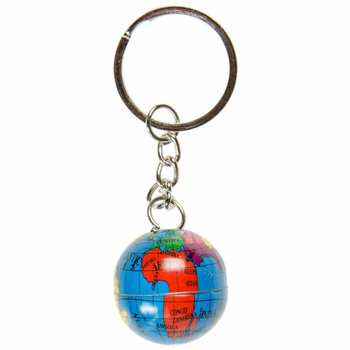KEYCHAIN GLOBU TAL-METALL (48 biċċa)