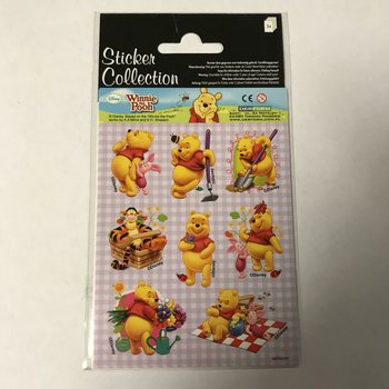 Folji tal-iStikers: Disney Winnie the Pooh, 16 x 9 cm (10 biċċa)