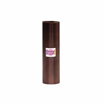 ROLL ORGANZA - 28 cm x 25 METRI - KULUR KANNELLA ĊIKOLATA (1 pz)