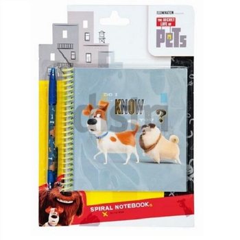 SECRET LIFE OF PETS – Notebook + Penna (Set ta' 12)