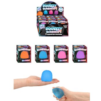 SQUEEZE GUM DROP - B'MILI TAX-XORTA TA' ZOKKOR - F'DISPLAY (12-il biċċa)