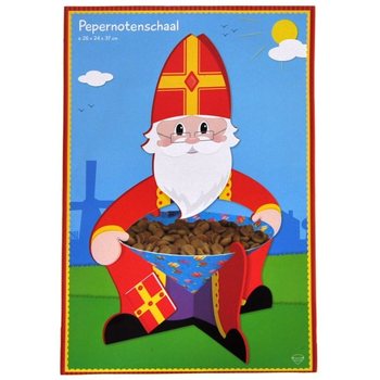 Skutella Kbira tal-Pepernoten Sinterklaas 26 x 24 x 33 cm (6 biċċiet)