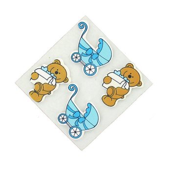 Stickers Dekorattivi - Baby Blue (Pakk ta' 20)