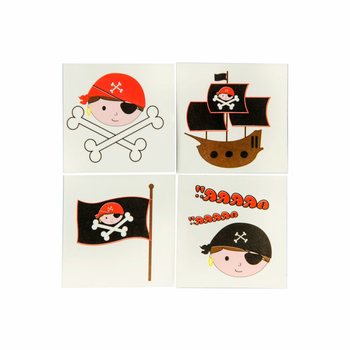 TATTOOS TEMPORANJI PIRATI (288 pz)
