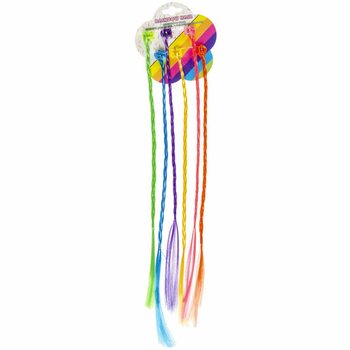 Rainbow Hair Braids 6-biċċiet fuq karta (24 biċċa)