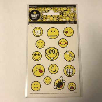 FOLJA TA' STIKERS: SMILEY’S, 16 x 9 cm (10 pz.)