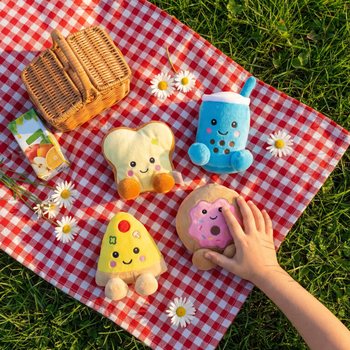 FIGURI PLUSH TAL-IKEL - 13 CM - MIX TA' TIPI (12-il biċċa)
