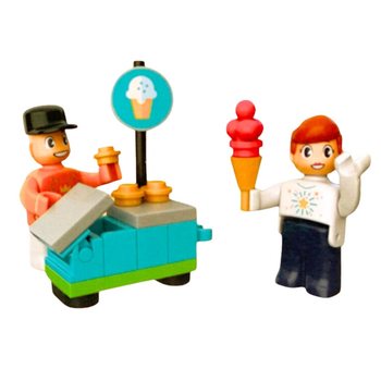 KIDS BRICKS FUN PARK - SET TA' BLOKKI TAL-BINI - 130 BIĊĊA (1 pz.)