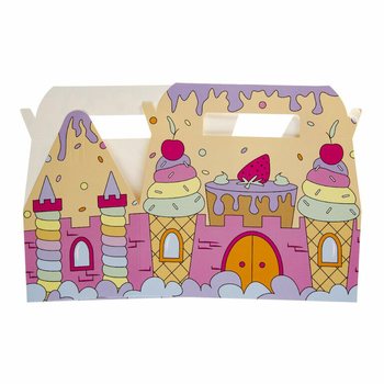 Kaxxa tal-Menu tat-Tfal Kastell tas-Silġ - 22.5 x 12 x 9.5 cm (24 pz)