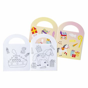 Kotba Żgħar tat-Tpinġija ta' San Nikola bi Stikers (48 biċċa)