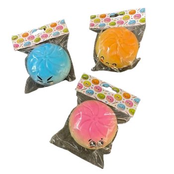 RAGE - Dumplings Squishy KBAR (Daqs 9 x 9 x 4 Cm) - Viral 2026 Fidget Toy - B'HEADER CARD (24 pz.)