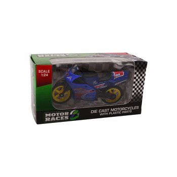 MUTUR SUPER SPORT DIE CAST, SKALA 1:24 F'DISPLAY (24 biċċa)