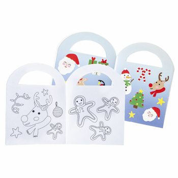 Kotba Żgħar tal-Kulur tal-Milied bl-Istikers (48 biċċa)