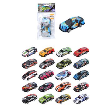 Karozzi Sportivi Pull Back - Kuluri Mix (24 pz.)