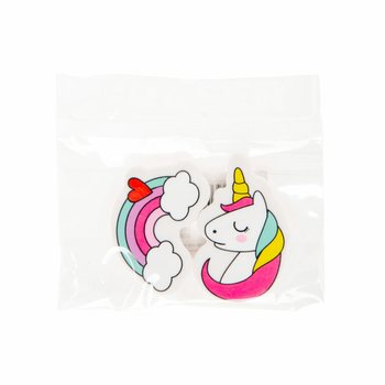 GOMMA Sett ta' 2 UNICORN / ARCOBALENO F'DISPLAY (36 pz.)
