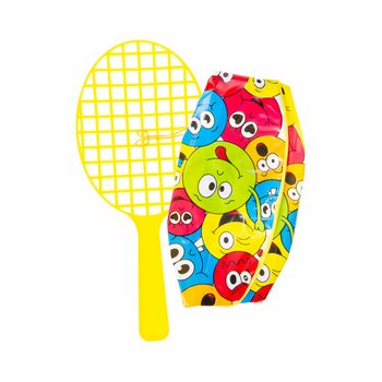 Racket tal-Paddle b'Ballun - Smiley (12-il biċċa)