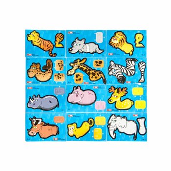 Puzzle 3D tal-Fowm Annimali Selvaġġi (48 biċċa)