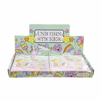 Display ta' Stickers Unicorn Fun (120 biċċa)