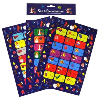 3 FOLJI - TIKETTI RIGAL SINTERKLAAS (12 biċċa)