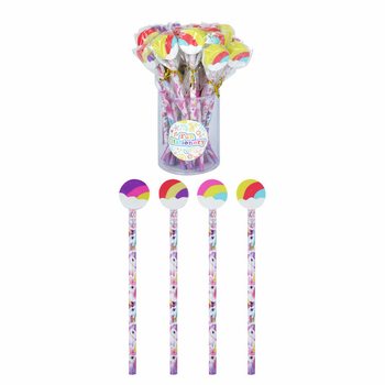 Lapes Unicorn Rainbow bil-Gomma (24 biċċa)